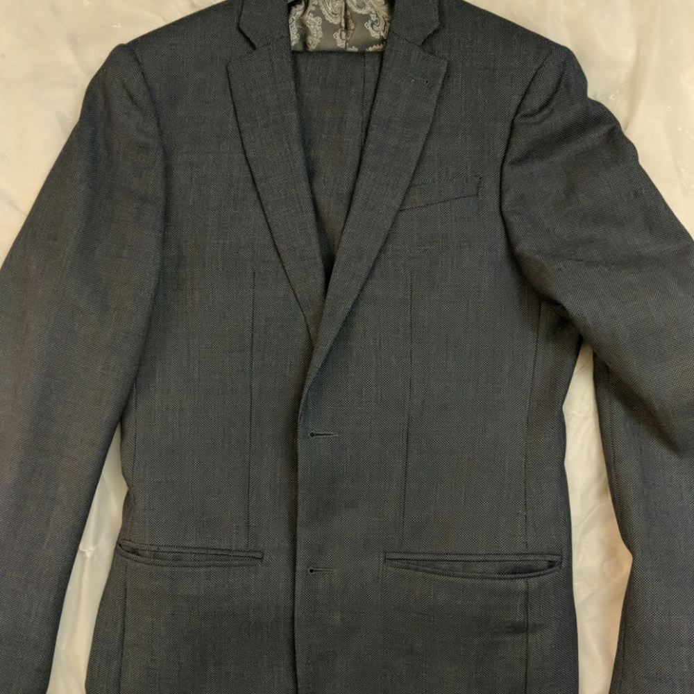 Blue 3-piece suit